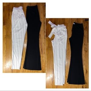 Summer White/Black FashionNova Pants Bundle